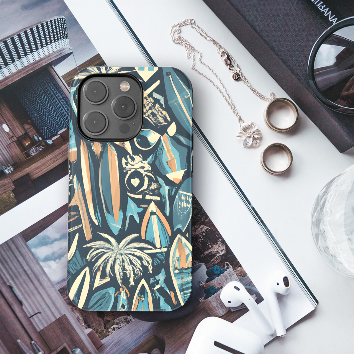 Graffiti Tropical Phone Case iPhone Samsung Cover Pixel 3576 - Image 3