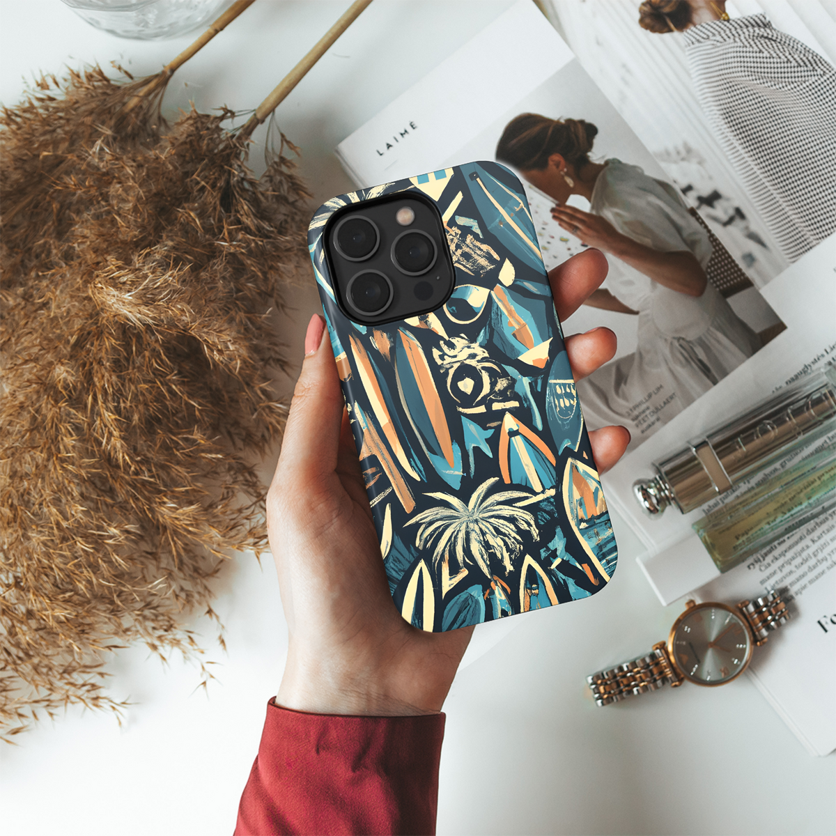 Graffiti Tropical Phone Case iPhone Samsung Cover Pixel 3576 - Image 4