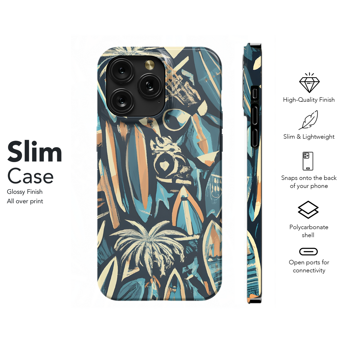 Graffiti Tropical Phone Case iPhone Samsung Cover Pixel 3576 - Image 7