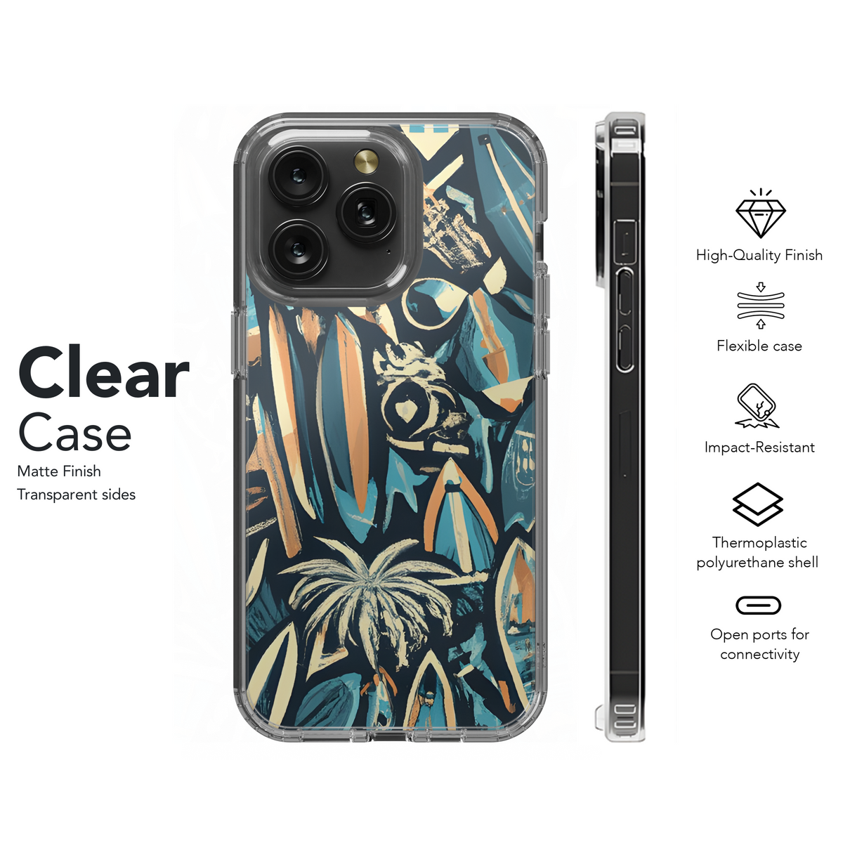 Graffiti Tropical Phone Case iPhone Samsung Cover Pixel 3576 - Image 8