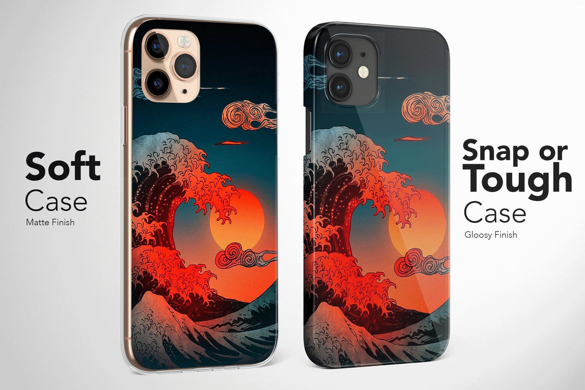 Great Wave Phone Case Japanese Wave Off Kanagawa Cover - Image 2