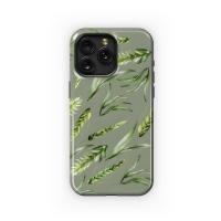 Green Wheat Watercolor Design Phone Case iPhone Samsung Cover Pixel 5193 - Image 1