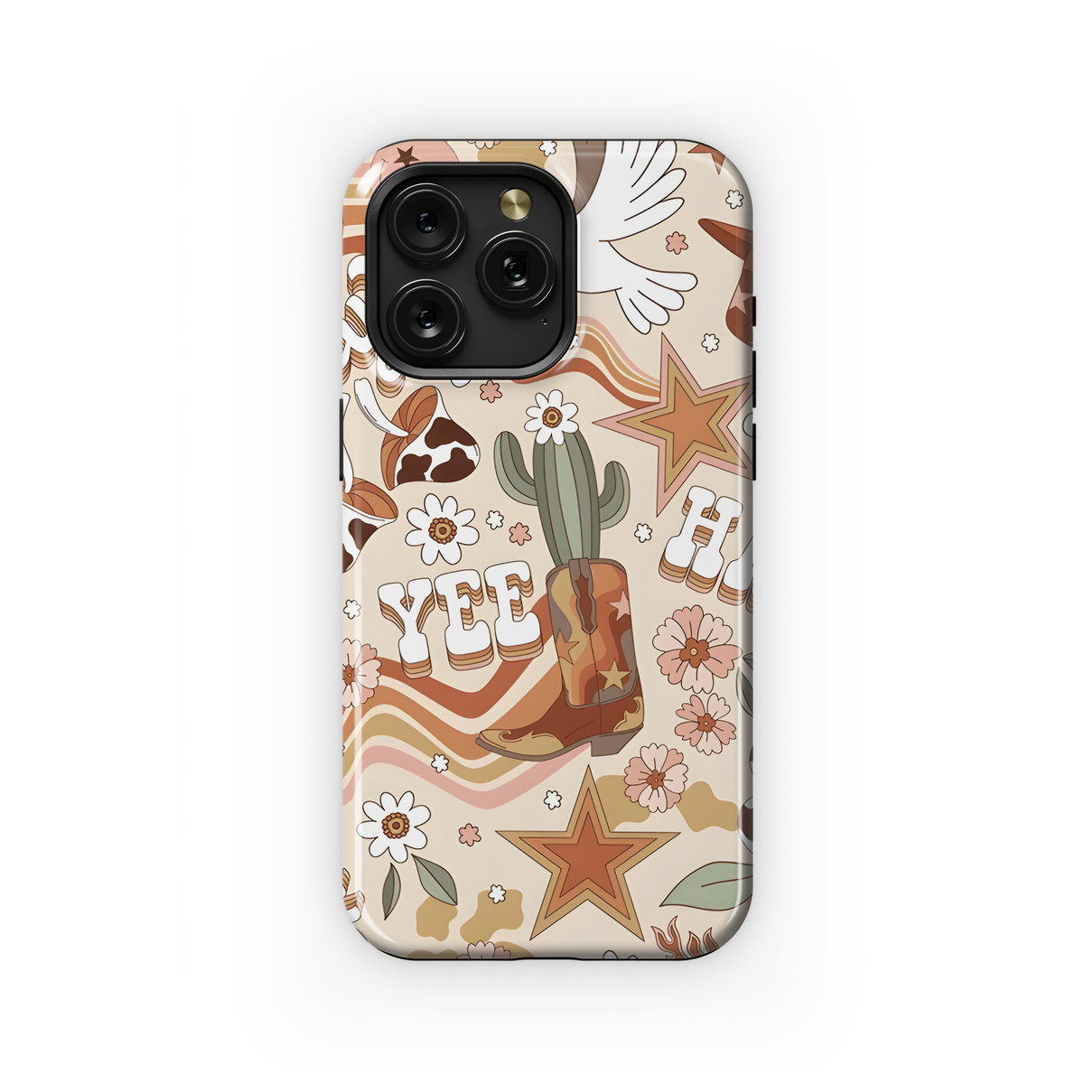 Groovy 60s 70s Western Phone Case iPhone Samsung Cover Pixel 3194 - Image 1