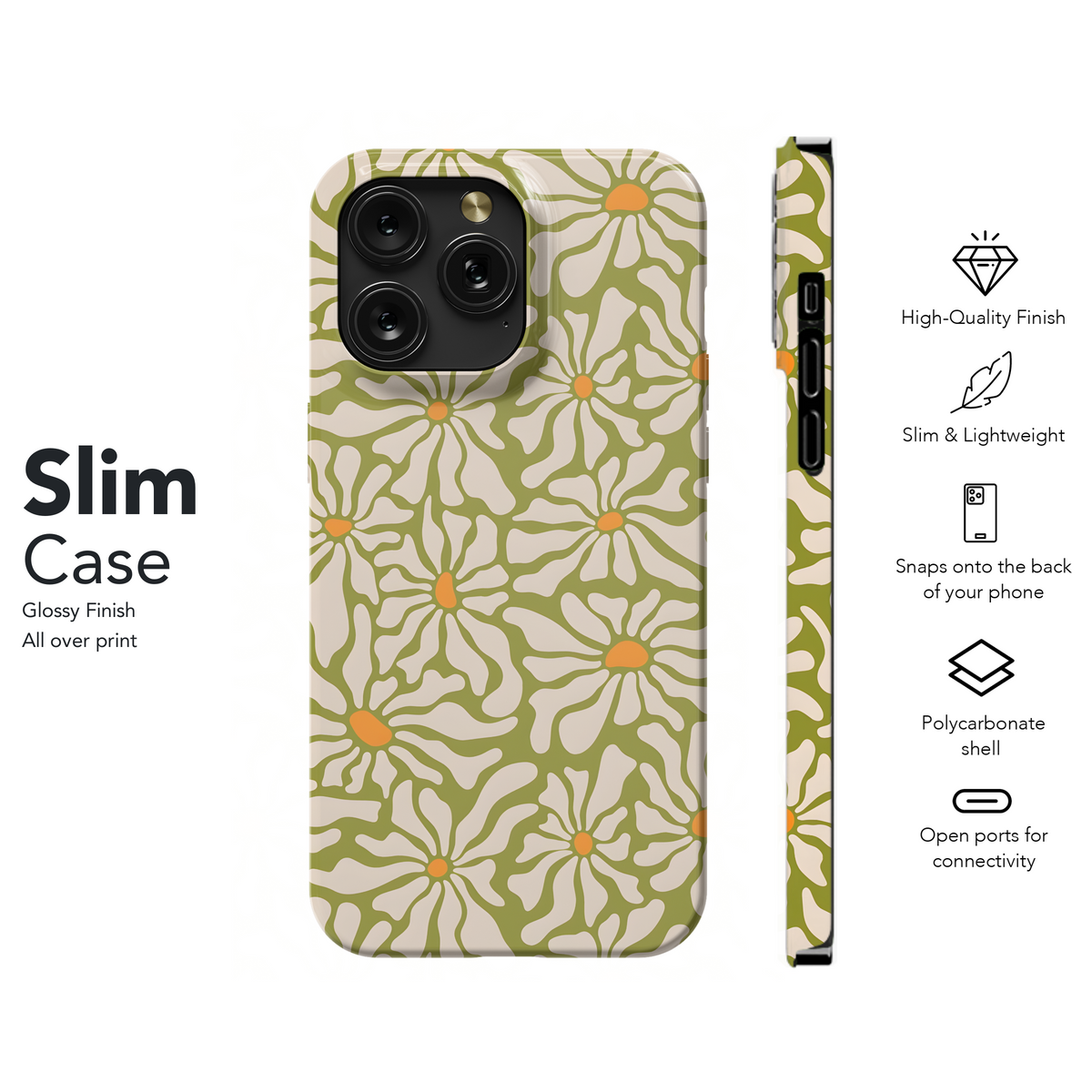 Groovy Floral Blooms
 Phone Case iPhone Samsung Cover Pixel 4024 - Image 7