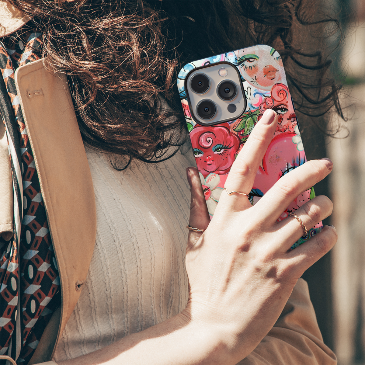 Groovy Girl Faces
 Phone Case iPhone Samsung Cover Pixel 4176 - Image 5