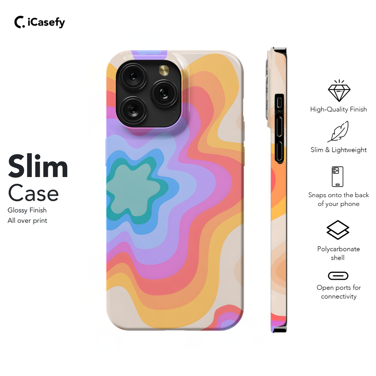 Groovy Psychedelic Phone Case for iPhone Samsung Pixel 613 - Image 6