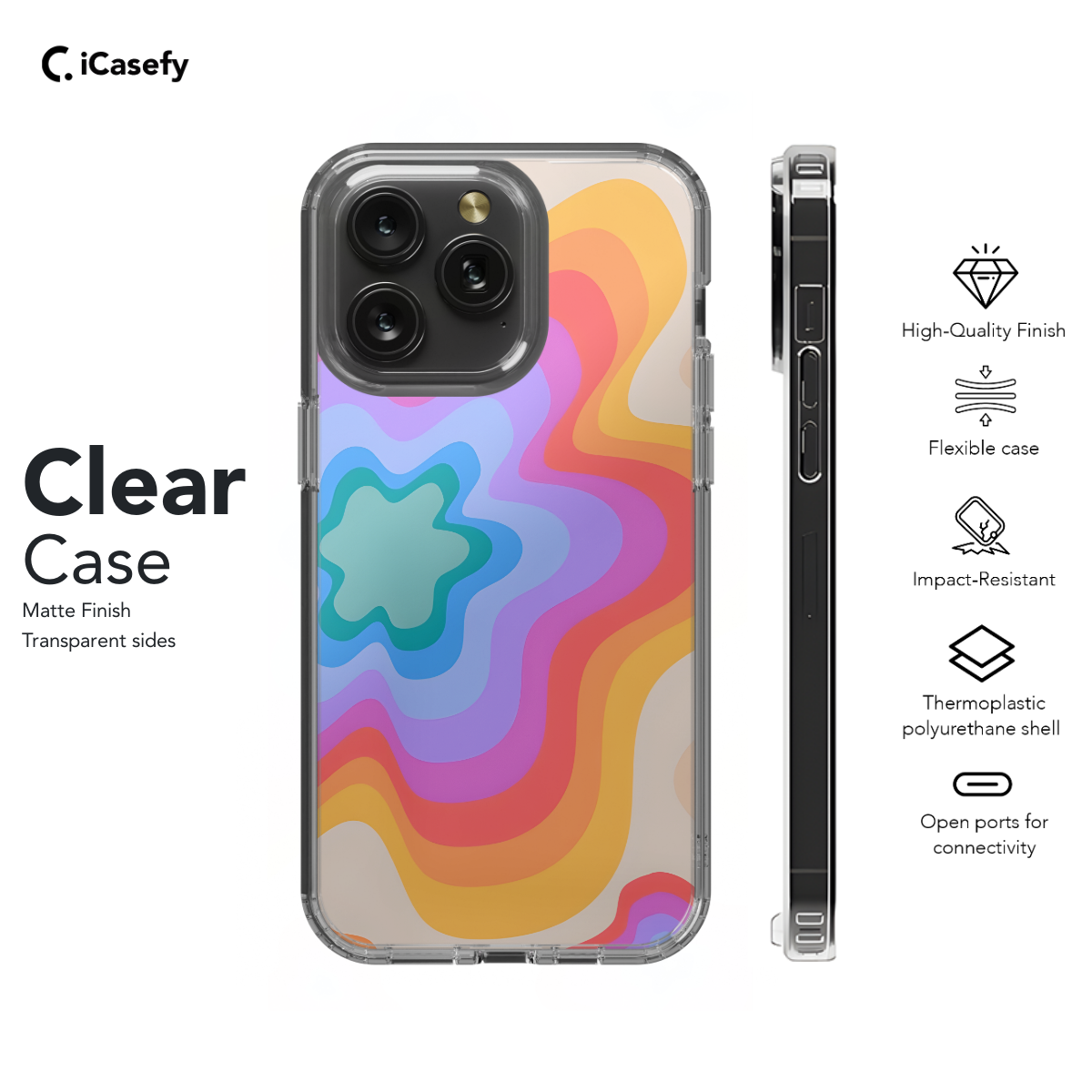 Groovy Psychedelic Phone Case for iPhone Samsung Pixel 613 - Image 7