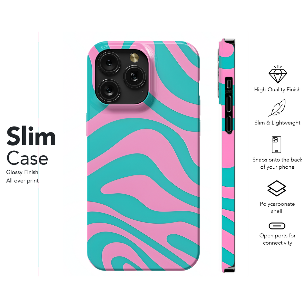 Groovy Psychedelic Seamless Pattern Phone Case iPhone Samsung Cover Pixel 2151 - Image 7