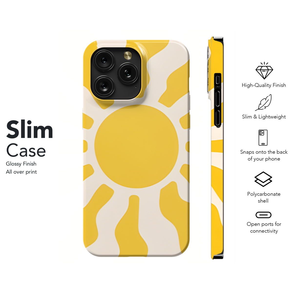 Groovy Retro Hippie Sunshine Phone Case iPhone Samsung Cover Pixel 2475 - Image 7