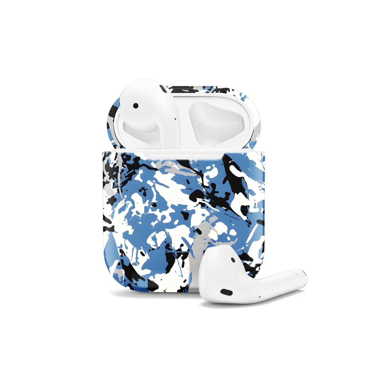 Grunge Camo Brush Strokes AirPods Case AirPods Pro AirPods Pro 2 AirPods 3 AirPods 2 Glossy 2199 - Image 1