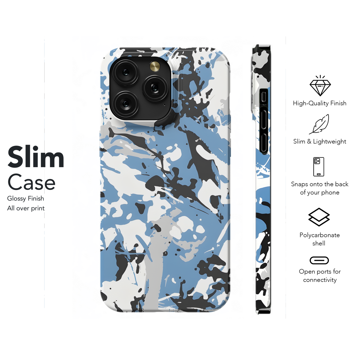 Grunge Camo Brush Strokes Phone Case iPhone Samsung Cover Pixel 2199 - Image 7