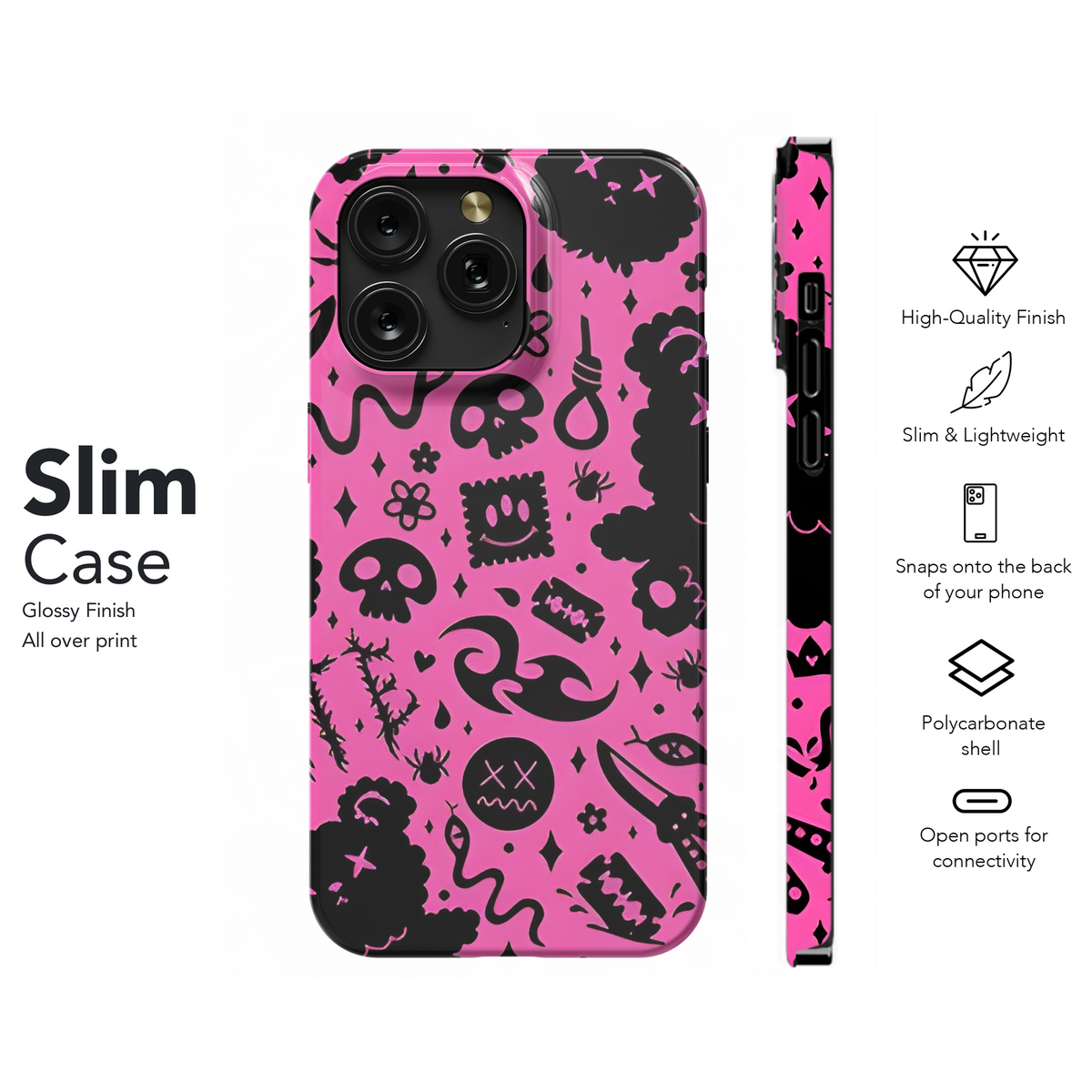 Grunge Emo Phone Case iPhone Samsung Cover Pixel 2551 - Image 6