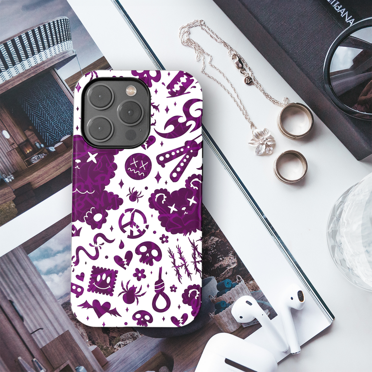 Grunge Emo Phone Case iPhone Samsung Cover Pixel 2552 - Image 3