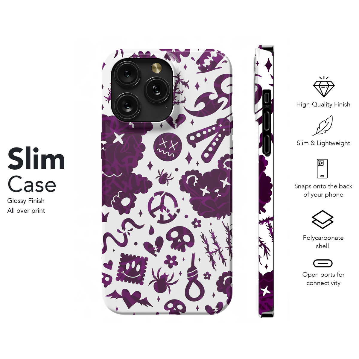 Grunge Emo Phone Case iPhone Samsung Cover Pixel 2552 - Image 7