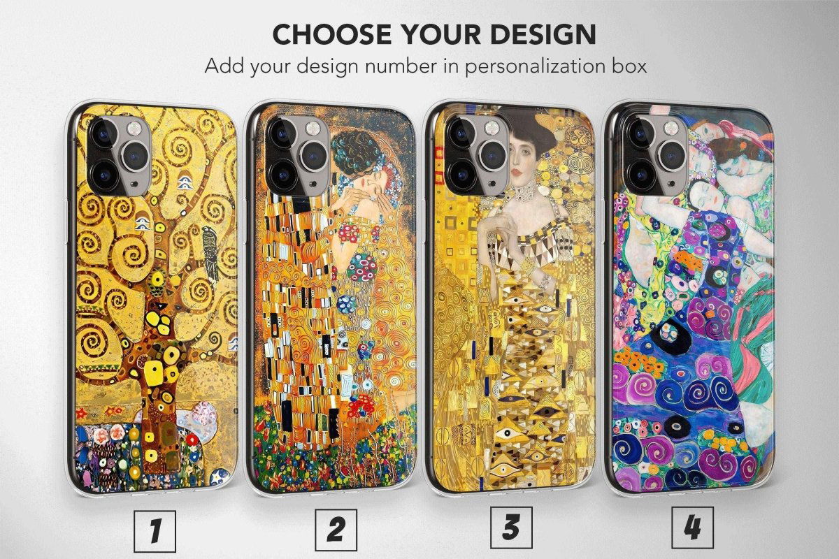 Gustav Klimt Phone Case Klimt Phone Case Art Cover - Image 1