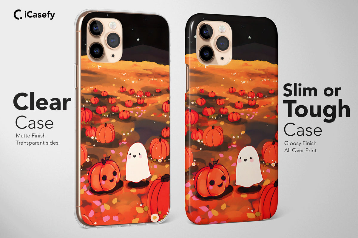 Halloween Fall Phone Case Autumn Pumpkin Ghost Cover - Image 3