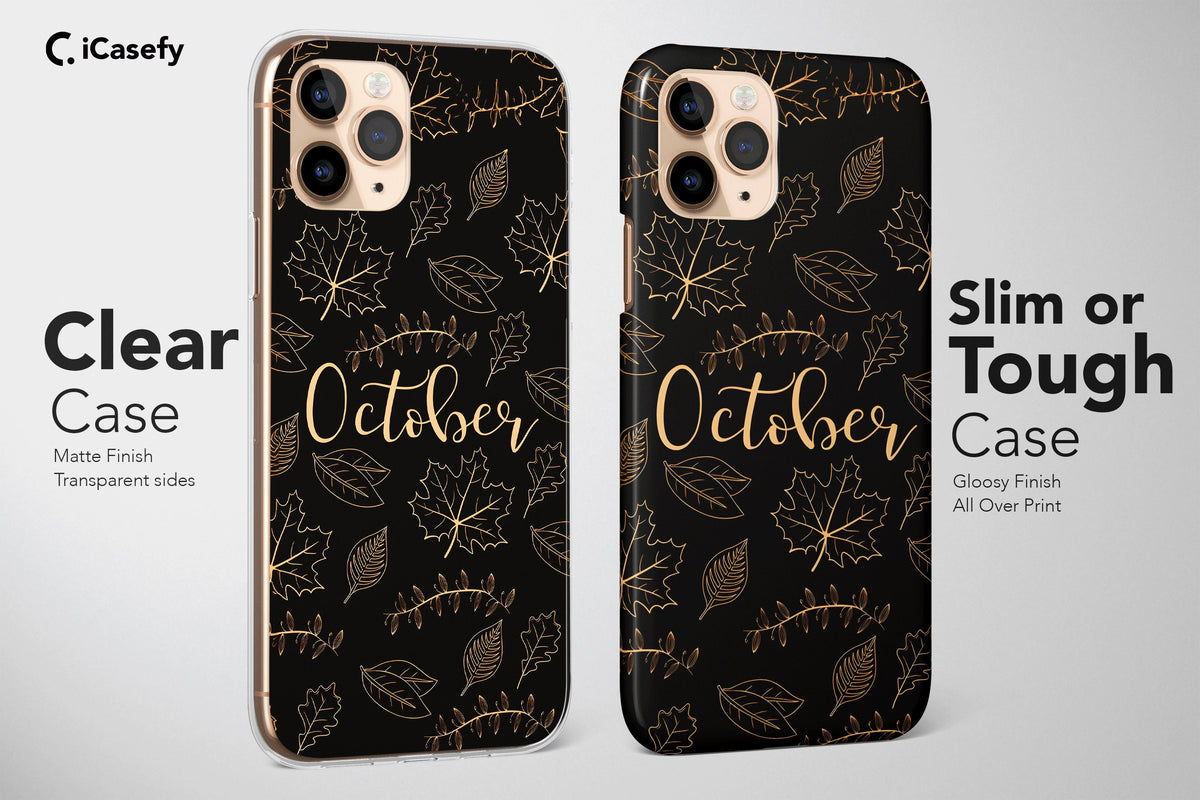 Halloween Fall Phone Case Autumn Pumpkin Ghost Cover - Image 5