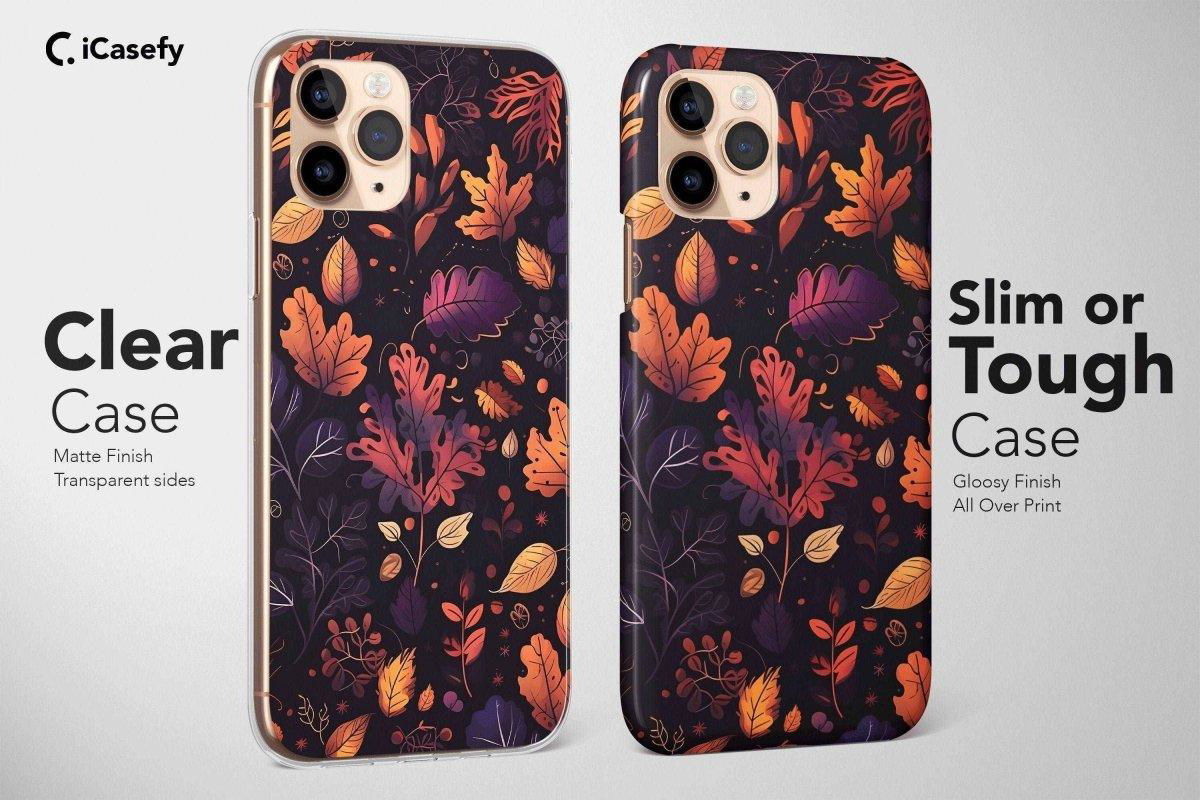 Halloween Fall Phone Case Autumn Pumpkin Ghost Cover - Image 2