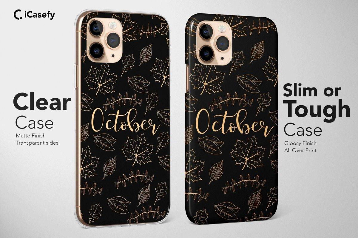 Halloween Fall Phone Case Autumn Pumpkin Ghost Cover - Image 7