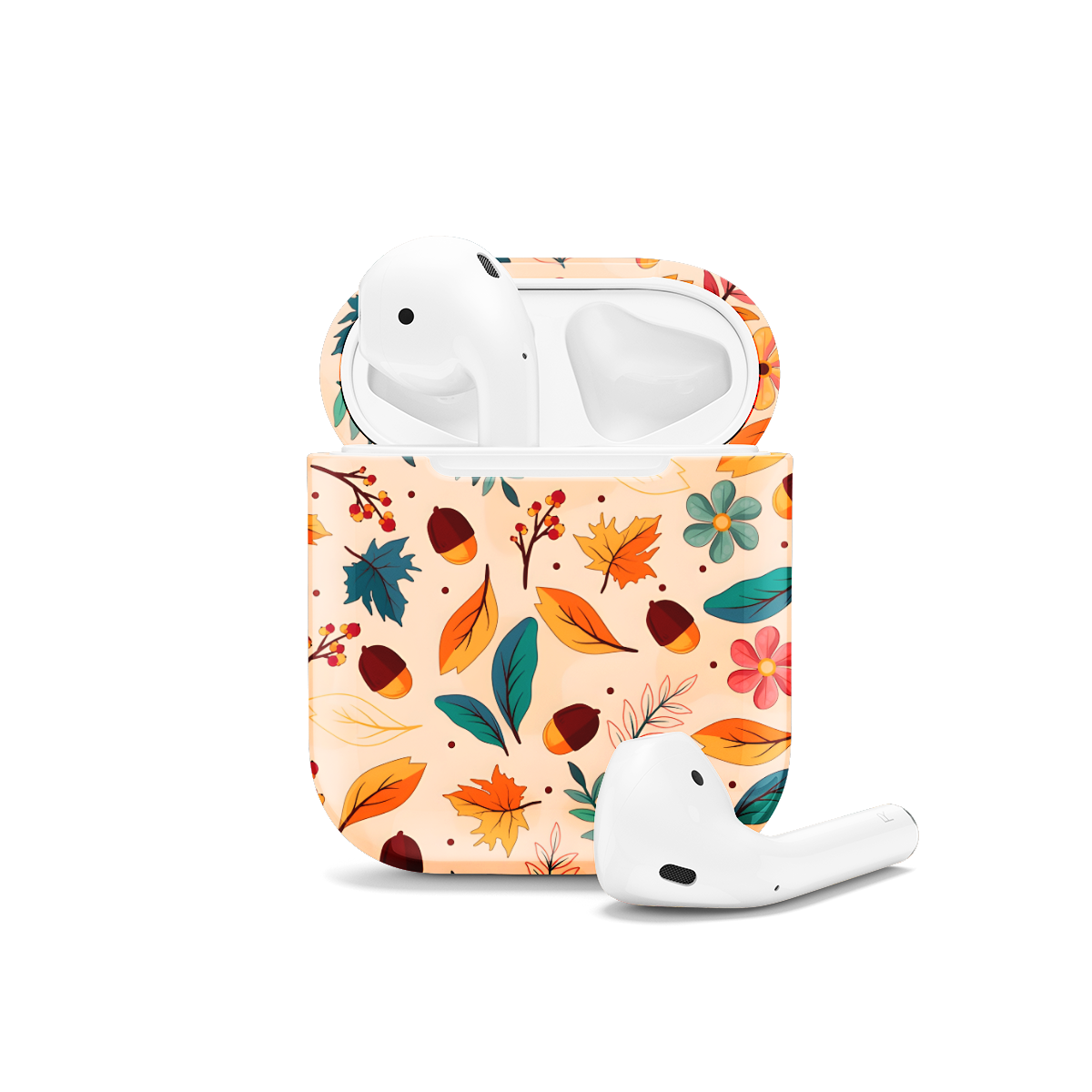 Hand Drawn Autumn Fall AirPods Case AirPods Pro AirPods Pro 2 AirPods 3 AirPods 2 Glossy 1147 - Image 1