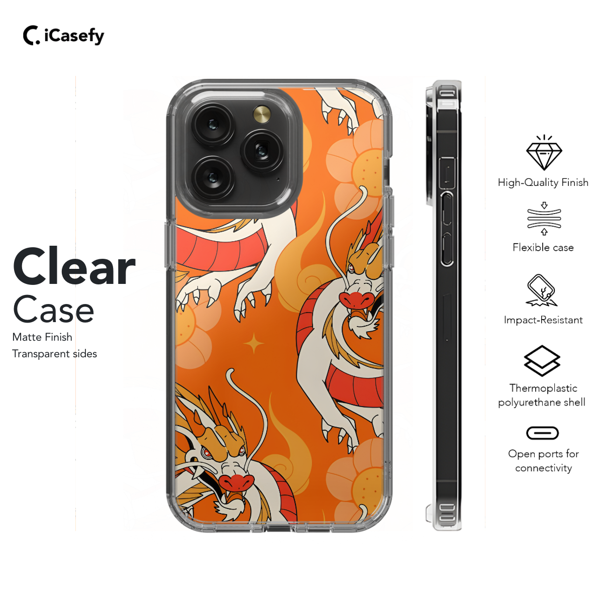 Hand Drawn Chinese Dragon Phone Case iPhone Samsung Cover Pixel 1127 - Image 7