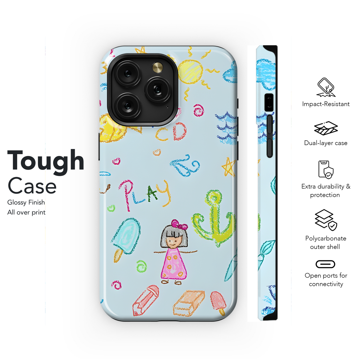 Hand Drawn Illustrations Phone Case iPhone Samsung Cover Pixel 2261 - Image 6