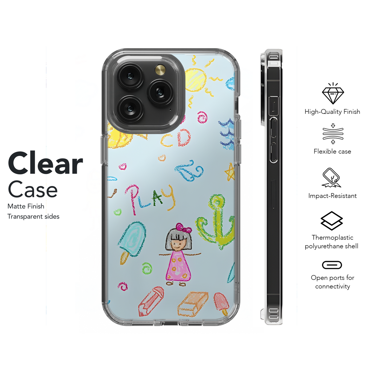 Hand Drawn Illustrations Phone Case iPhone Samsung Cover Pixel 2261 - Image 8