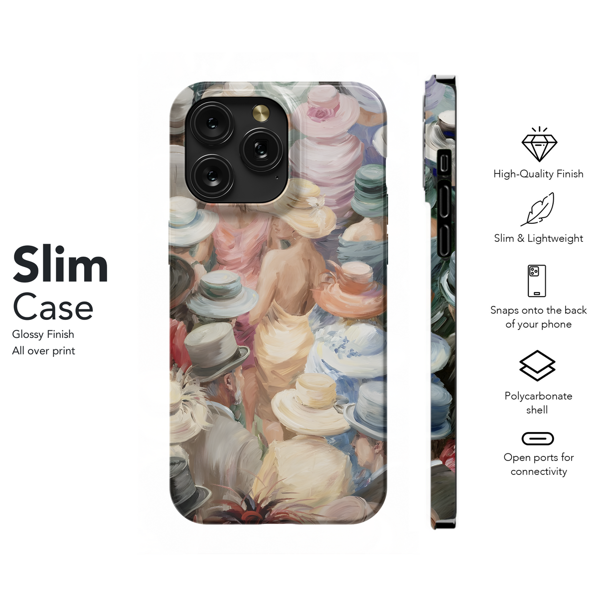 Hats & Elegance
 Phone Case iPhone Samsung Cover Pixel 4136 - Image 7