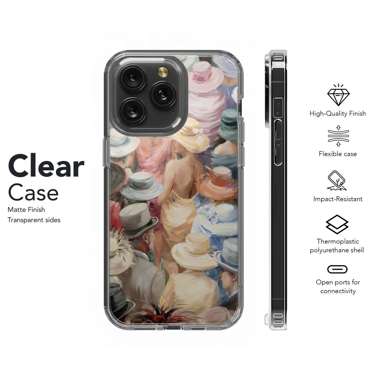 Hats & Elegance
 Phone Case iPhone Samsung Cover Pixel 4136 - Image 8