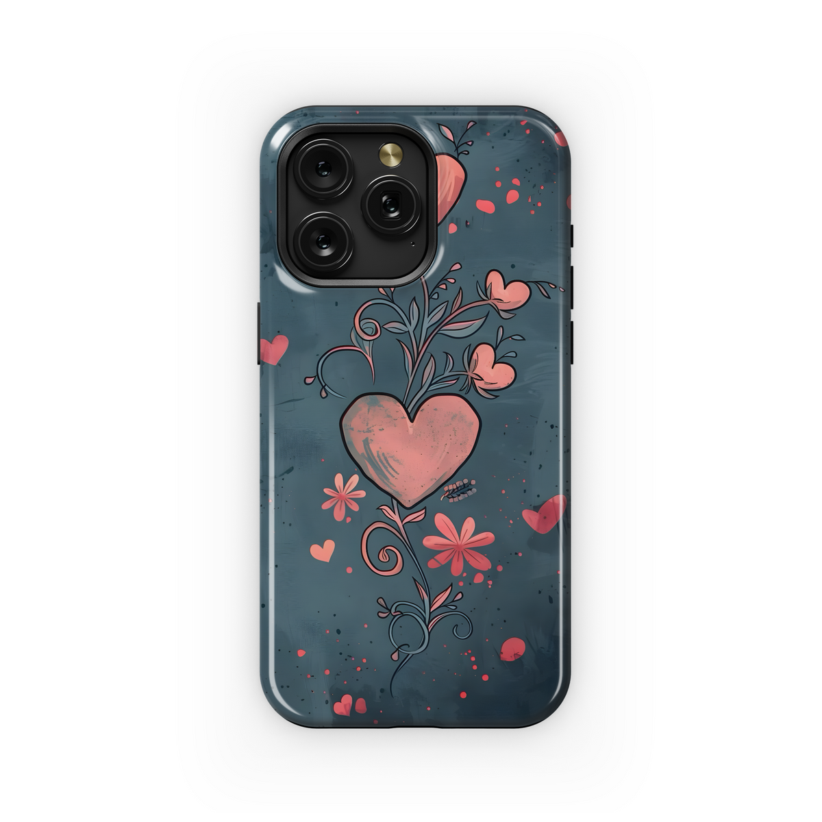 Heart Blossom Design
 Phone Case iPhone Samsung Cover Pixel 4003 - Image 1