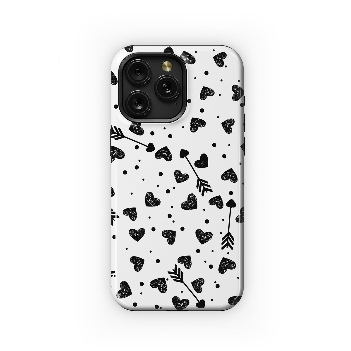 Hearts Dark Phone Case iPhone Samsung Cover Pixel 3912 - Image 1