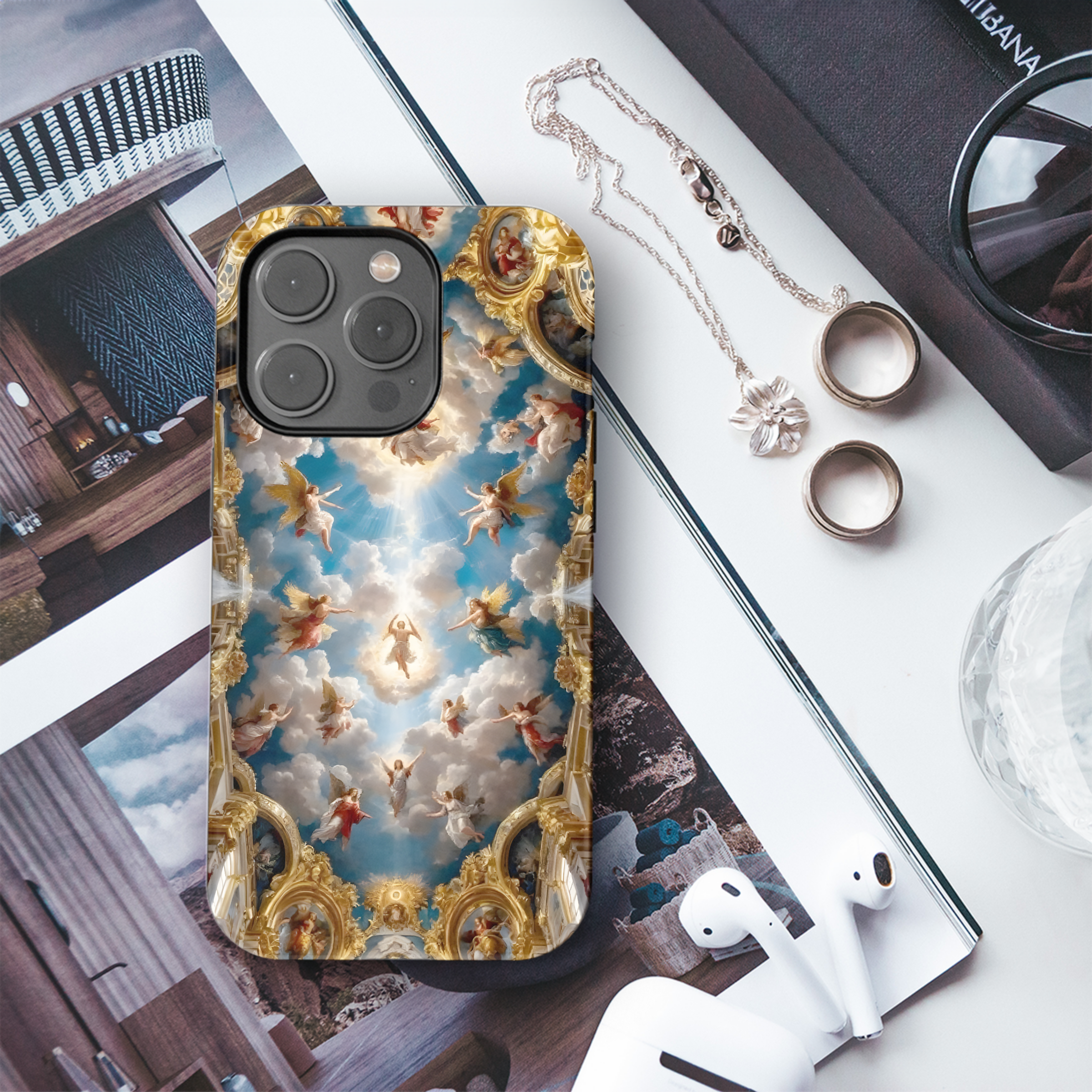 Heavenly Baroque Art
 Phone Case iPhone Samsung Cover Pixel 4451 - Image 3