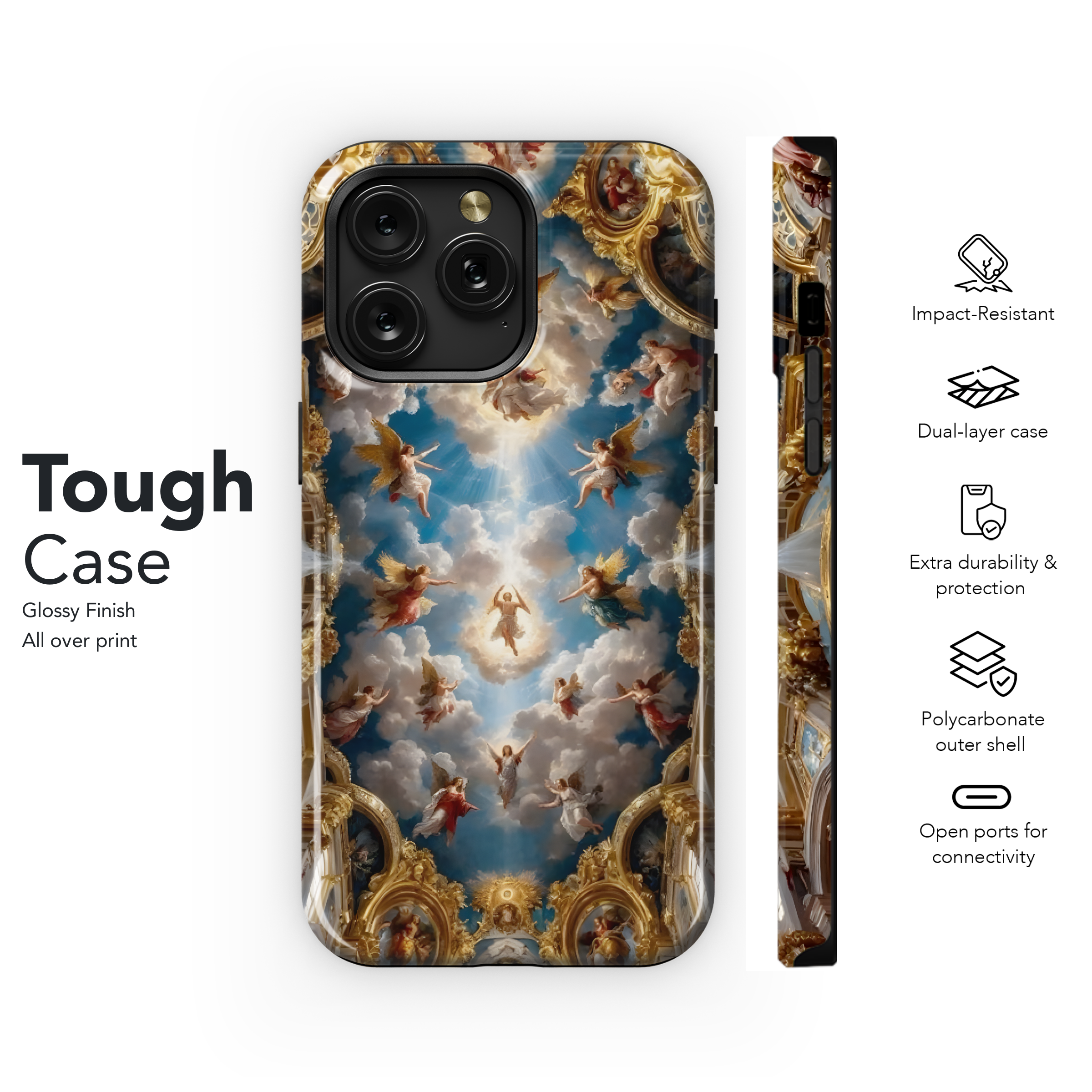 Heavenly Baroque Art
 Phone Case iPhone Samsung Cover Pixel 4451 - Image 6