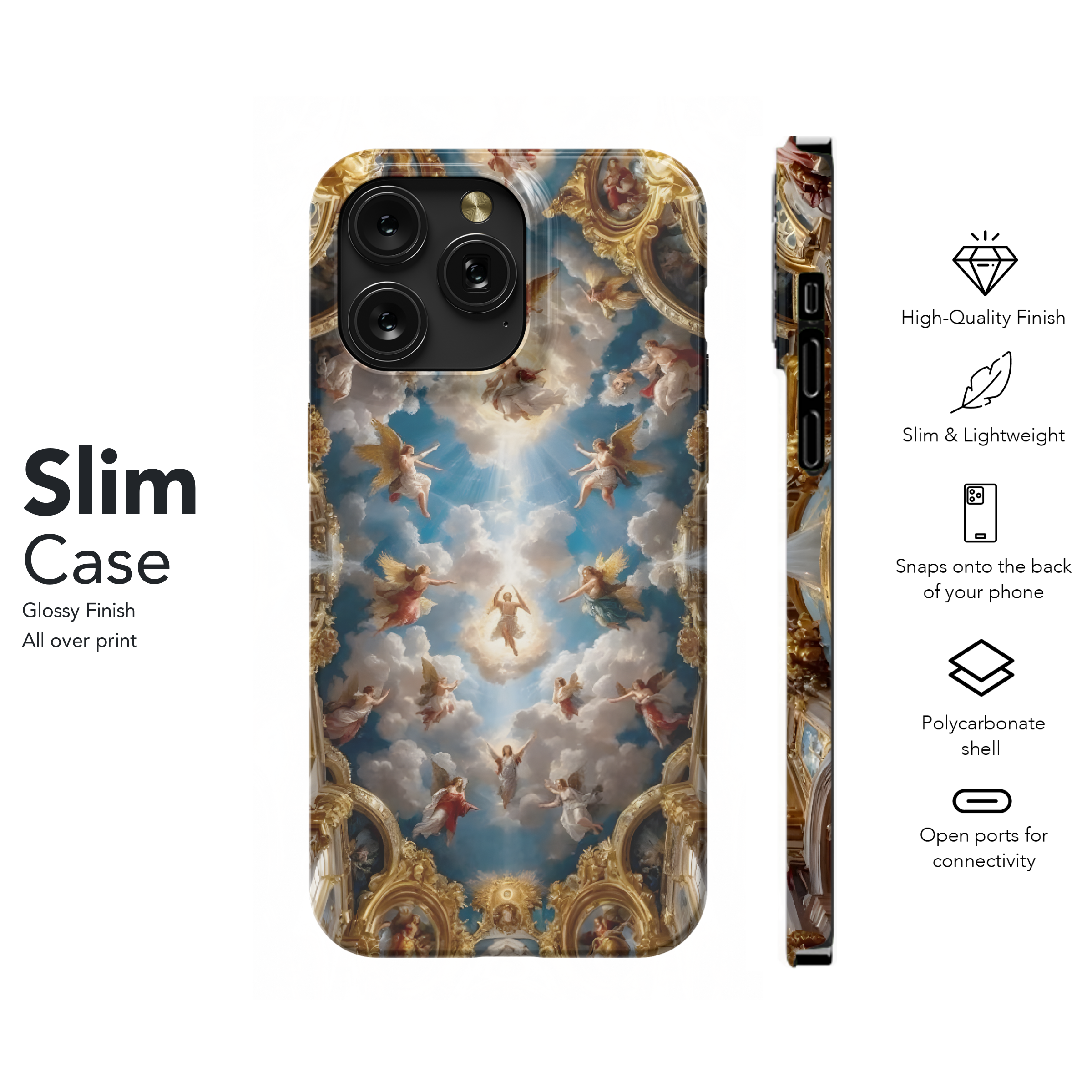 Heavenly Baroque Art
 Phone Case iPhone Samsung Cover Pixel 4451 - Image 7