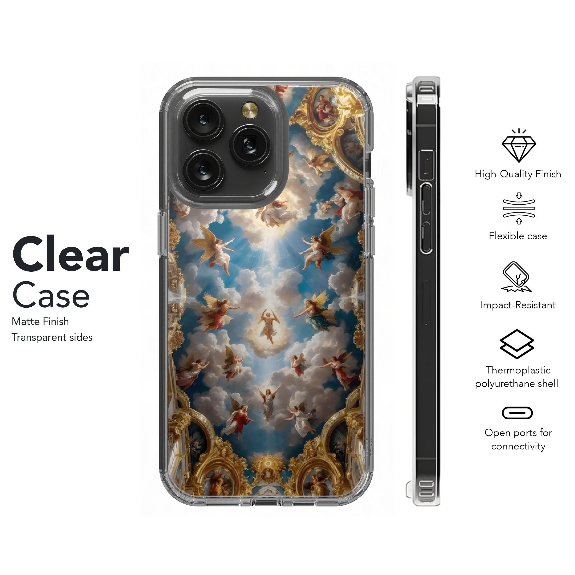 Heavenly Baroque Art
 Phone Case iPhone Samsung Cover Pixel 4451 - Image 8