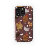 Hen & Egg Patterned Design
 Phone Case iPhone Samsung Cover Pixel 5163 - Image 1