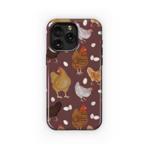 Hen & Egg Patterned Design
 Phone Case iPhone Samsung Cover Pixel 5163 - Image 1