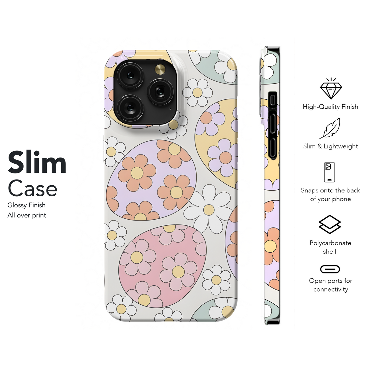 Hippie Easter Eggs Phone Case iPhone Samsung Cover Pixel 2488 - Image 7