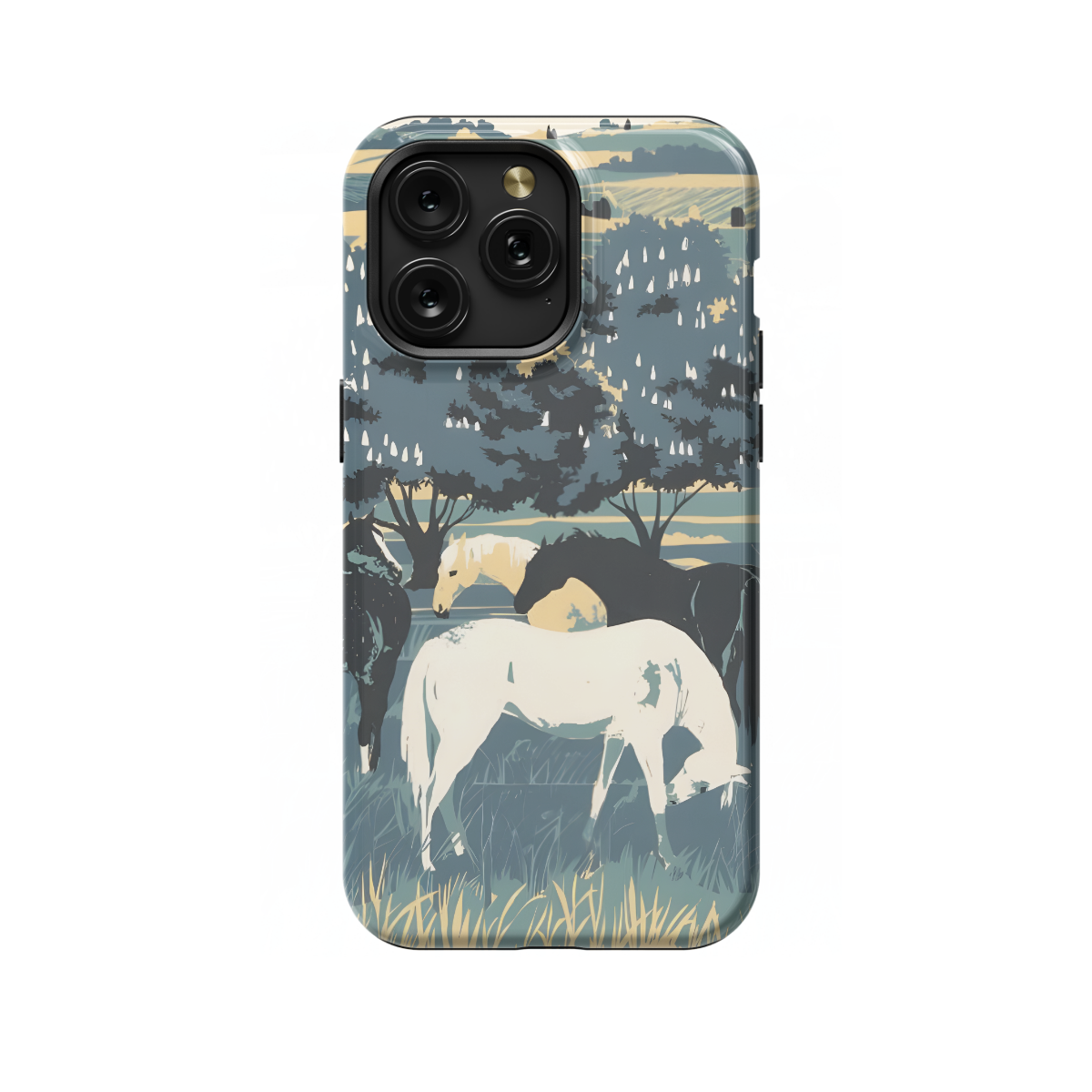 Horses and Ponies Phone Case iPhone Samsung Pixel & More 393 - Image 1