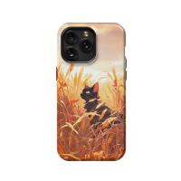 Black Cat in iPad Air 2 Phone Case - Image 1