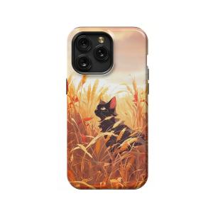 Black Cat in iPad Air 2 Phone Case - Image 1