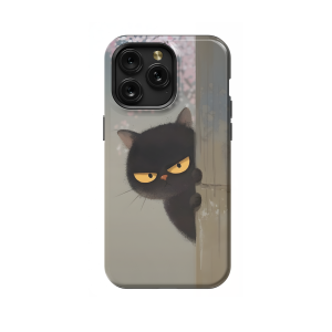 Black cat iPad Air 2 Phone Case - Image 1