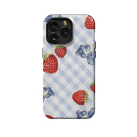 Blue Coquette Strawberry Blueberry iPad Air 2 Phone Case - Image 1