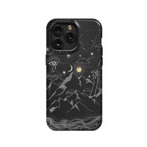 Celestial Night Moon Mountain iPad Air 2 Phone Case - Image 1