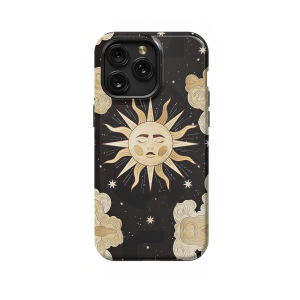 Celestial Night Sun Stars iPad Air 2 Phone Case - Image 1