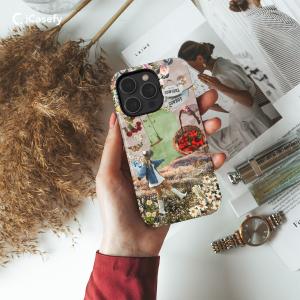 Cow Girl Country Side Flower Collage iPad Air 2 Phone Case - Image 1