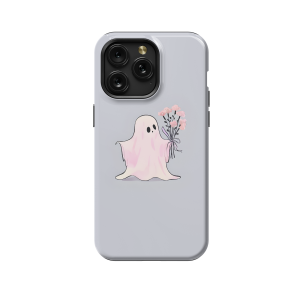 Cute Halloween Pastel Pink Floral Ghost Spooky iPad Air 2 Phone Case - Image 1