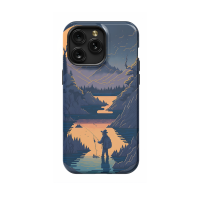 Dad Fishing In a River iPad Air 2 Phone Case - Image 1