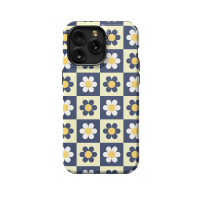 Daisy Checkered iPad Air 2 Phone Case - Image 1