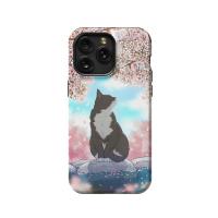 Japanese Cat Cherry iPad Air 2 Phone Case - Image 1